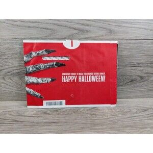 Netflix Red Envelope HAPPY HALLOWEEN Werewolf Hand Unused Return DVD Mailer
